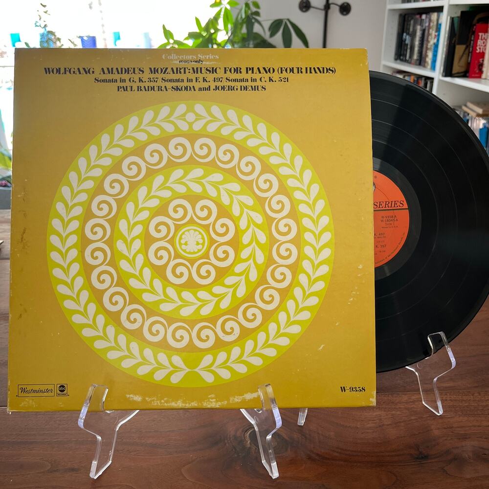 Wolfgang Amadeus Mozart Music For Piano (Four Hands) Vinyl LP Westminster W-9358